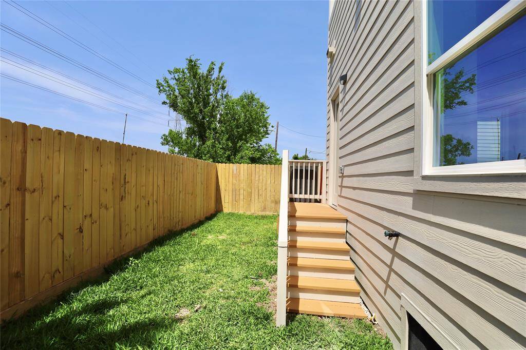 This home offers open area in the  backyard and side yard areas, perfect for outdoor activities or customization.