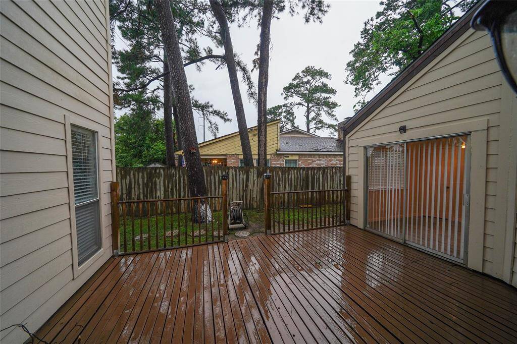 side yard deck