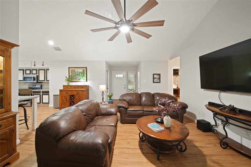 The living room is your cozy retreat, perfect for curling up with a movie after a long day.