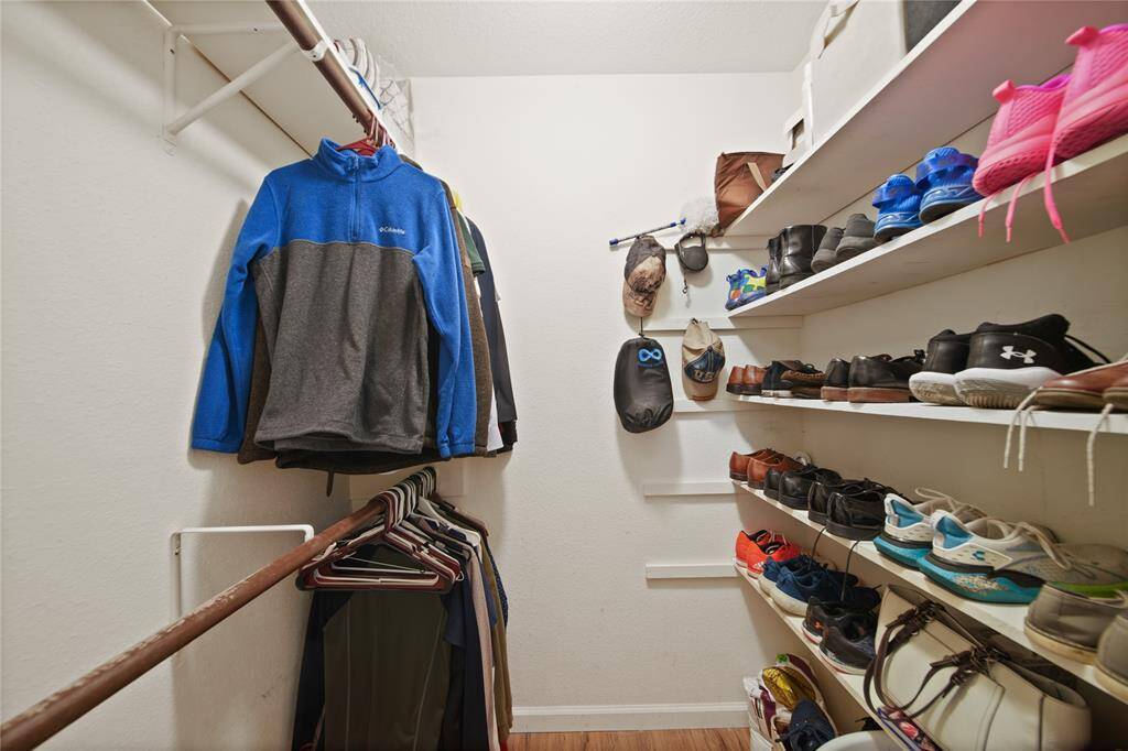Step into this exceptional hallway closet located just off the entryway, offering an abundance of extra storage space. This home is truly a dream for those who value organization and functionality.