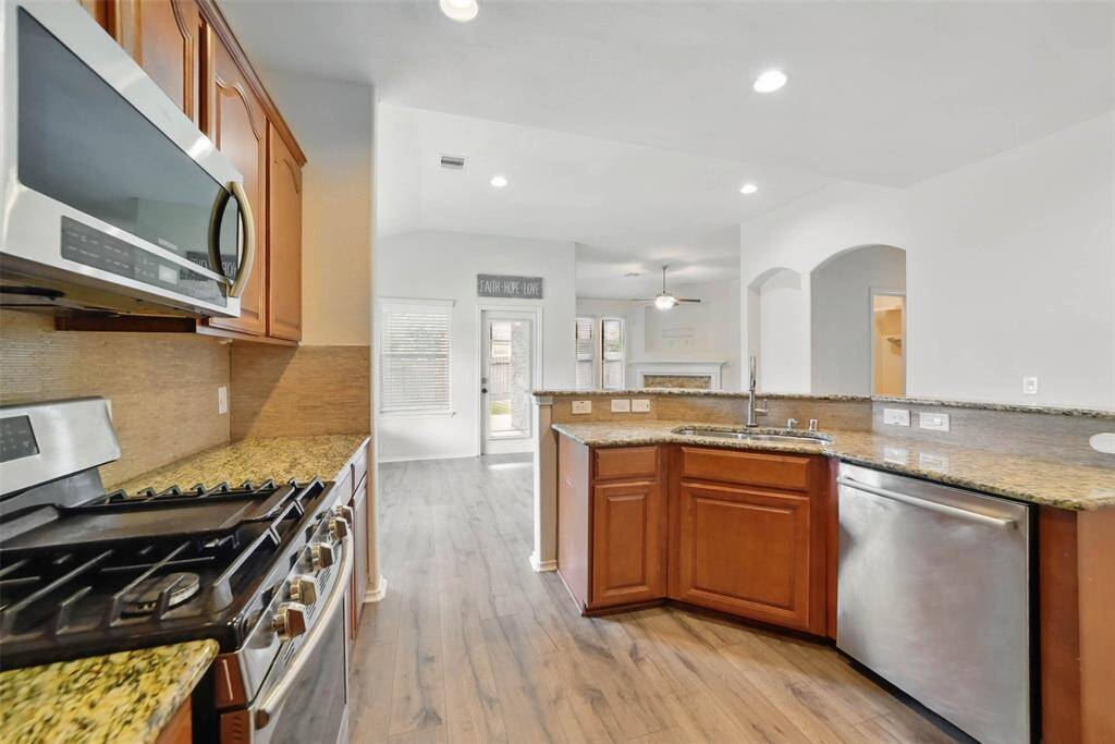 Another view of the kitchen.