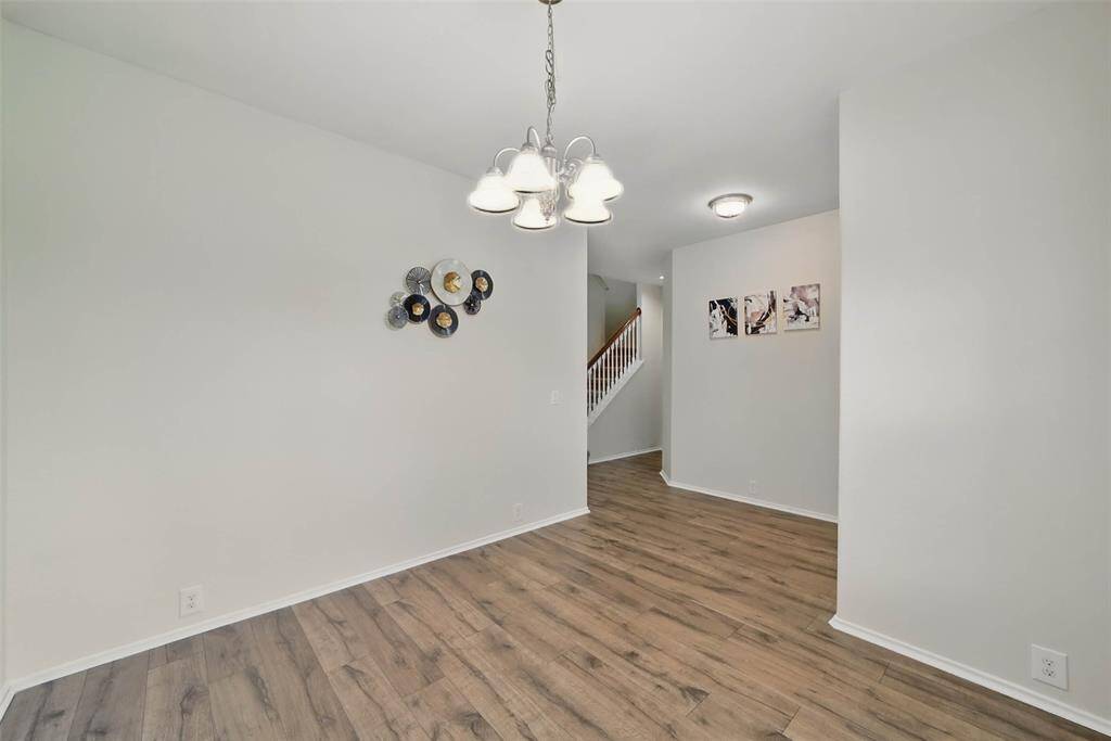 Another view of the dining room looking towards the entry.