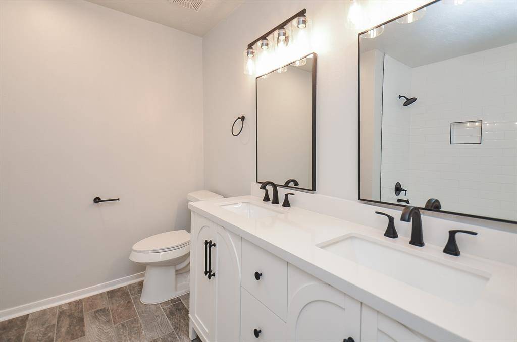 Primary bath is en suite.