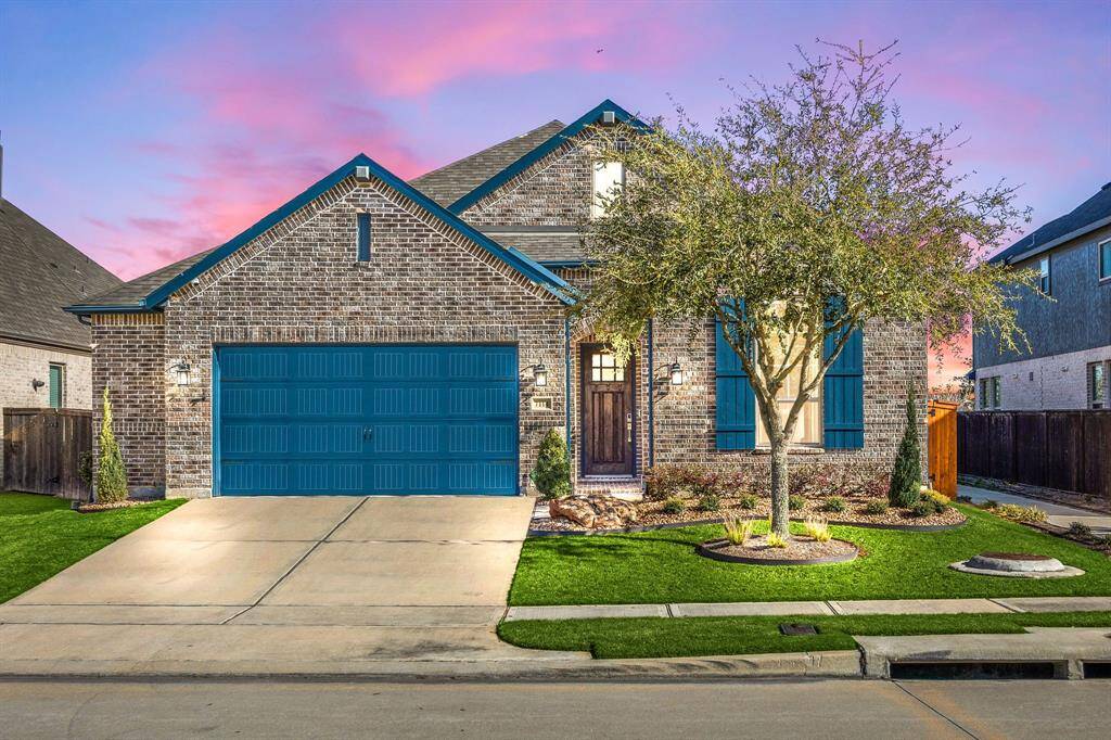 Welcome home to 7114 Clubtail located on a quiet street in Cane Island and zoned to Katy ISD! This stunning home has lovely curb appeal, a well-manicured lawn, beautiful landscaping, brick elevation, dark stained front door with glass detailing, covered front porch, traditional style, custom stained shutters, beautiful outdoor lanterns and a double wide driveway!