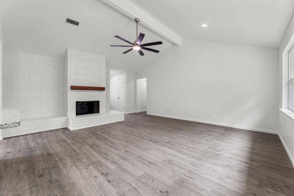 vaulted ceiling and new fans