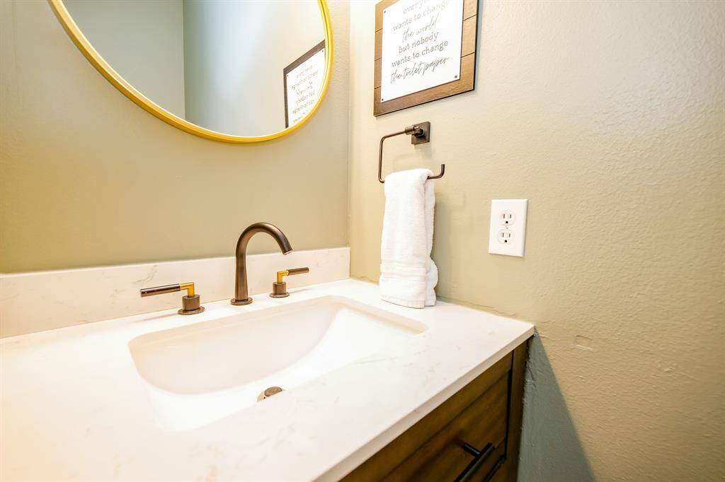 Half bath - Updated and welcoming for your guests.