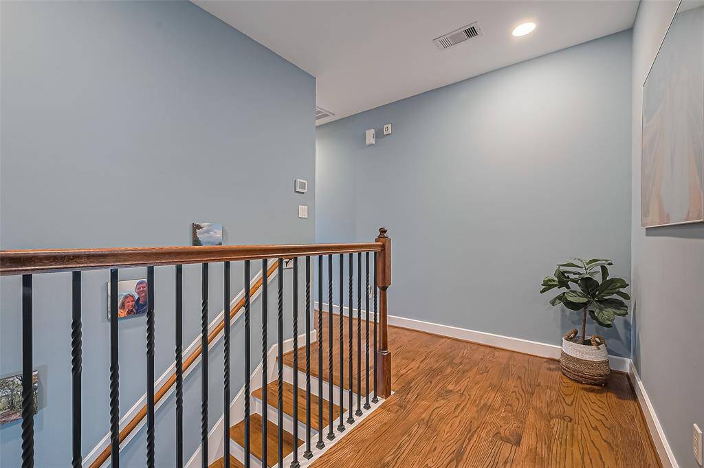 Wide hallways upstairs