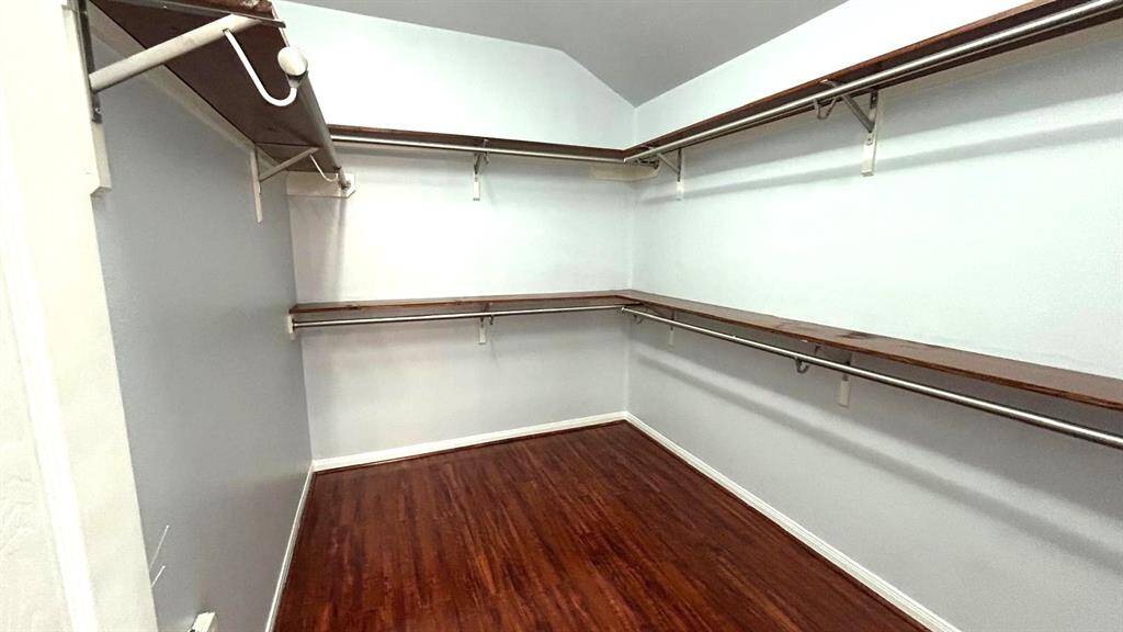 Primary walk closet