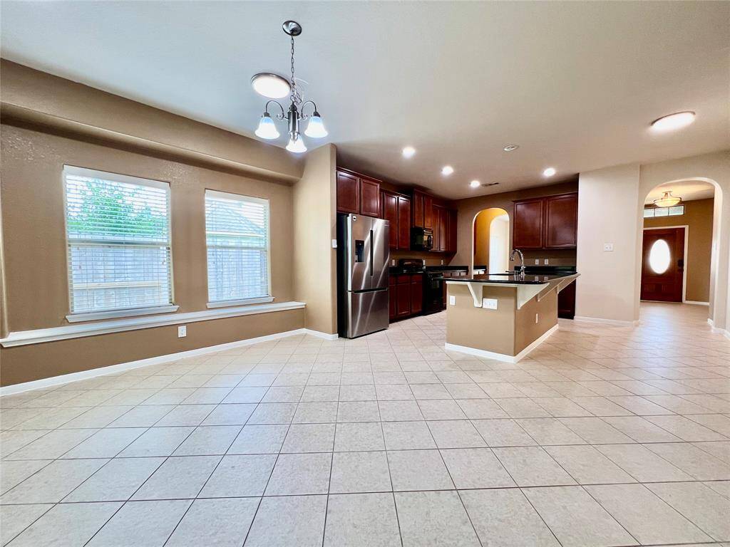 Lots of Cabinets and a new Refrigerator included