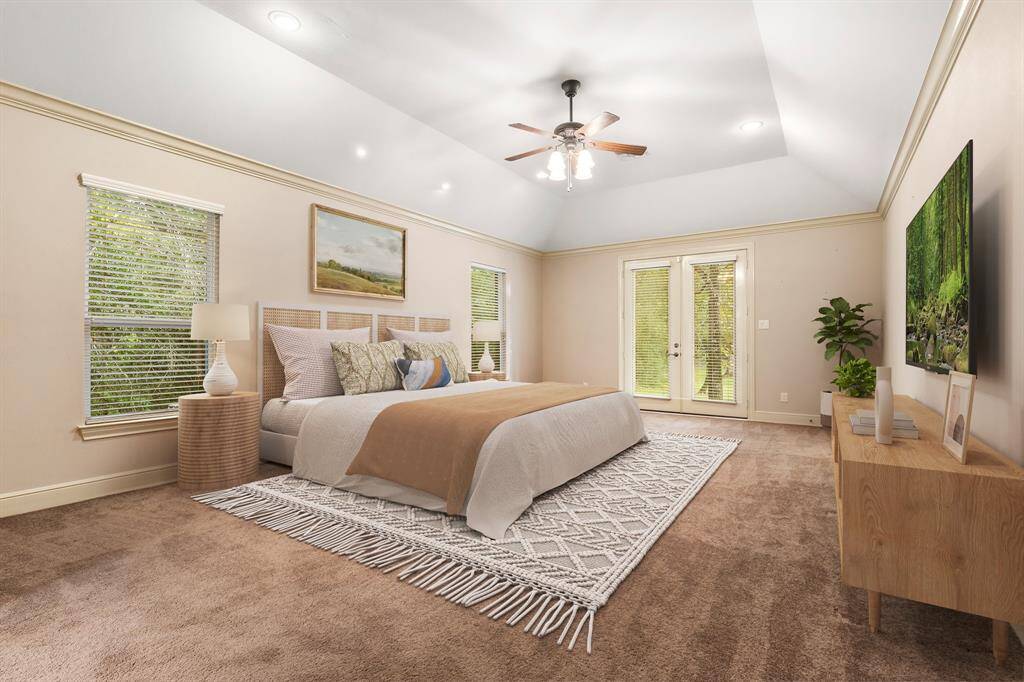 Primary Suite is huge! Virtually Staged