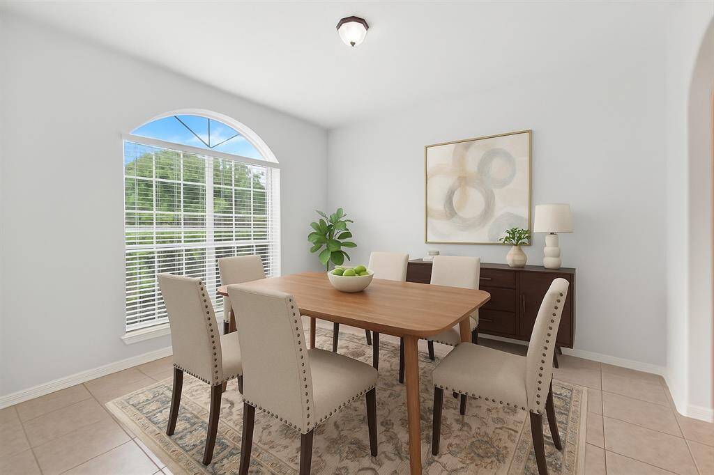 Virtually Staged Dining Room