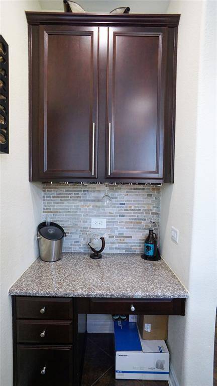 Separate Bar or desk space.