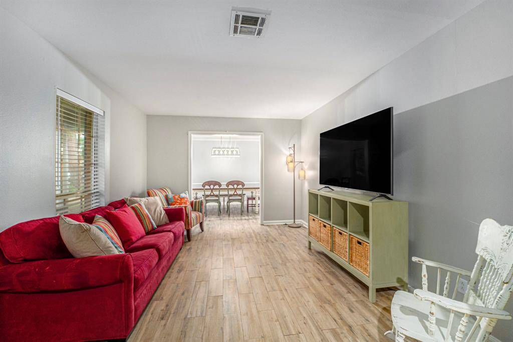 A formal sitting room greets you as you enter.