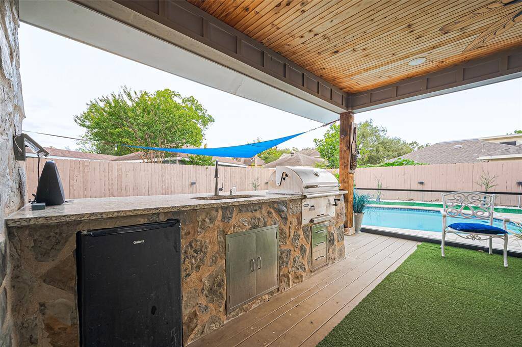 Grilling area