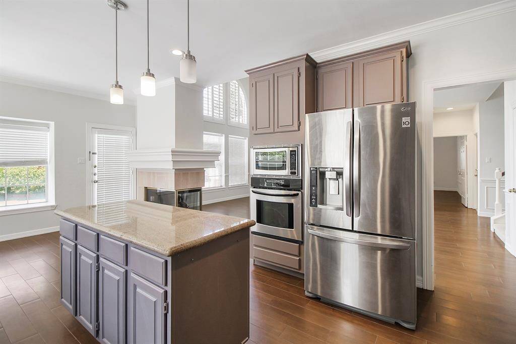 The refrigerator is included in the lease. NEW MICROWAVE, OVEN & REFRIGERATOR WERE INSTALLED IN OCT 2024.