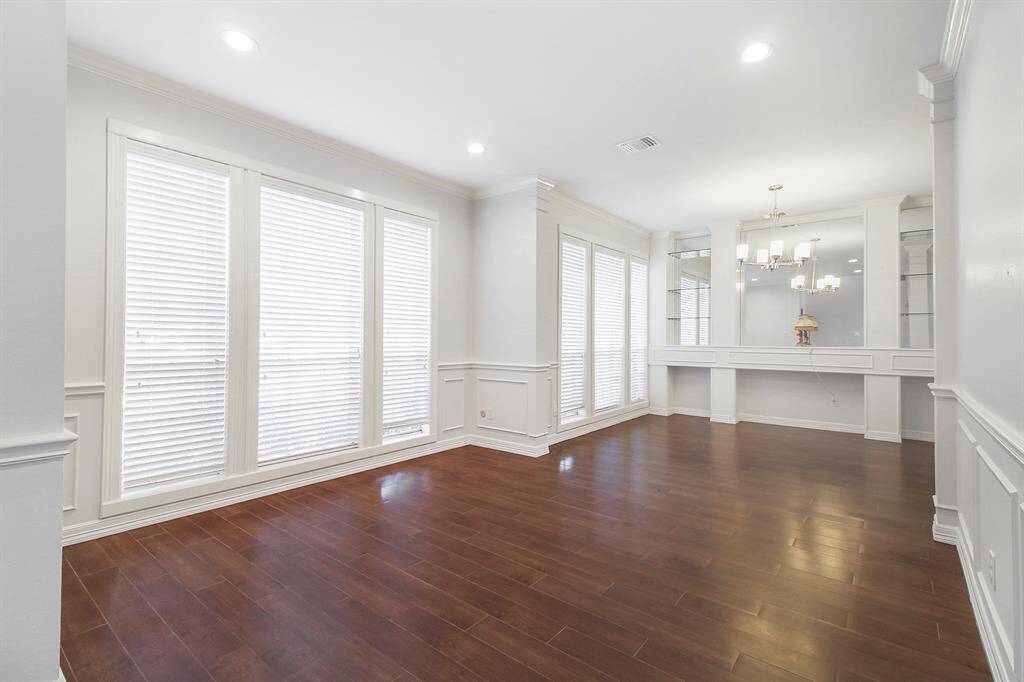 Formal living and dining space.
