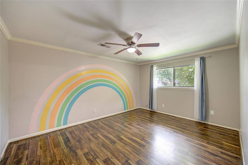 Bedroom 3 (landlord can paint this room if rainbow is not needed)