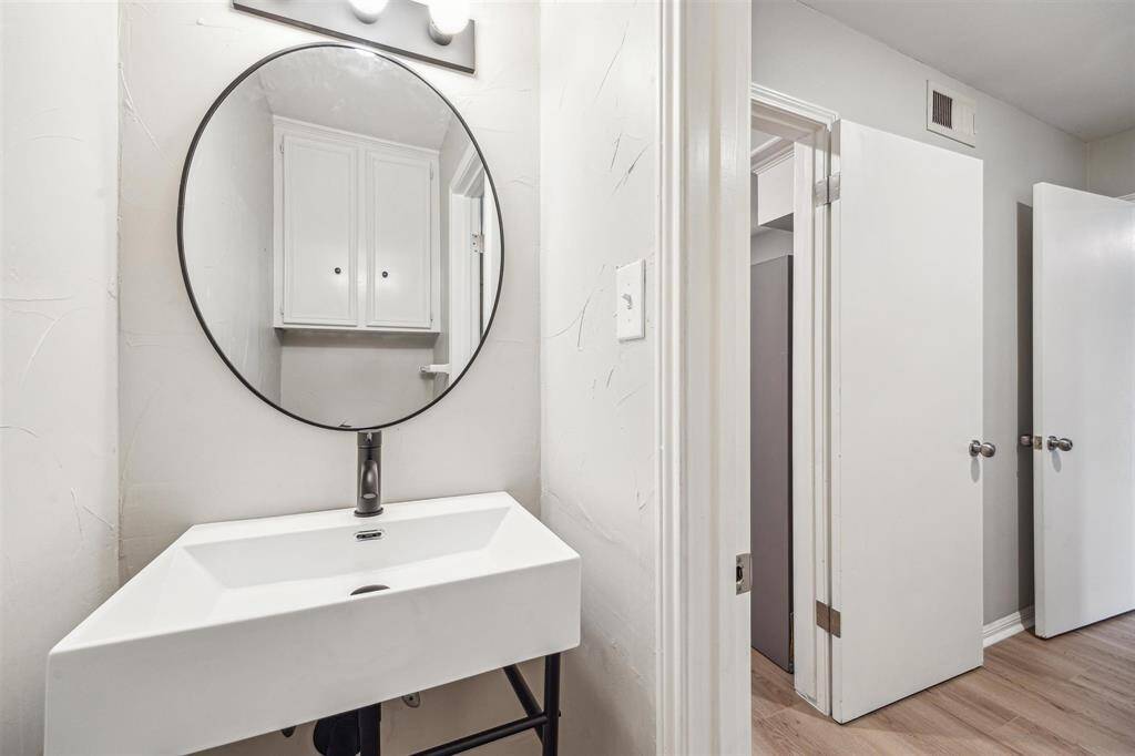Powder room, all updated.