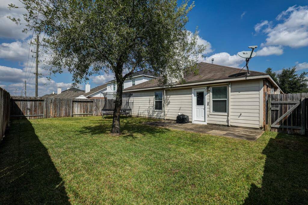 There's plenty of space for pets and playing in the fenced backyard.