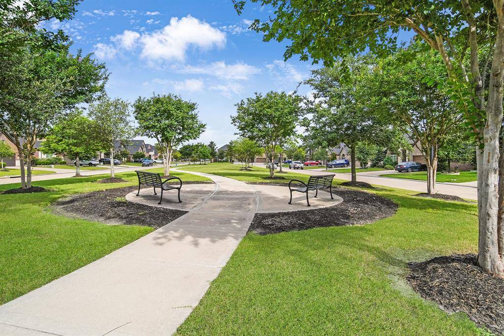 Trail in front of residence