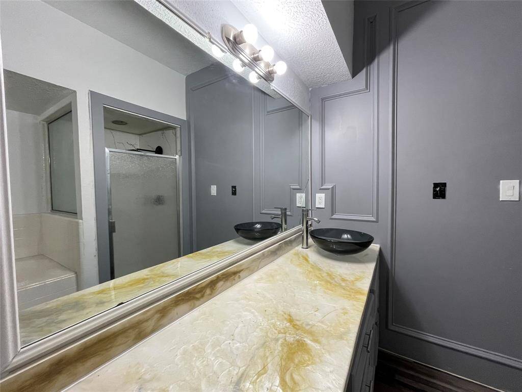 Sink #1 in master bathroom with nice countertop