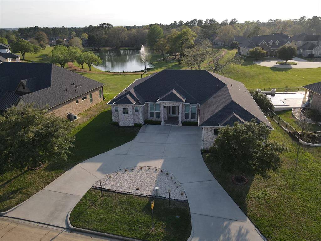 Aerial View Overlooking The Park