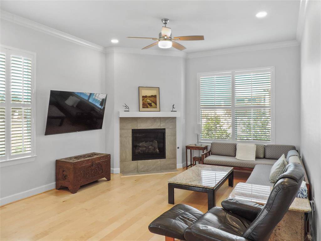 Living Room with Spectacular Views of The Pond/Park at The Meadows in Bentwater