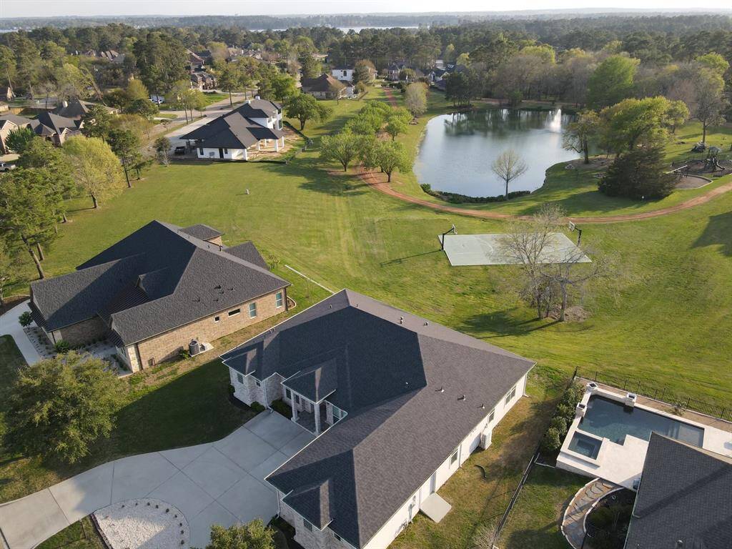 Aerial View 3 Overlooking The Pond in The Meadows of Bentwater