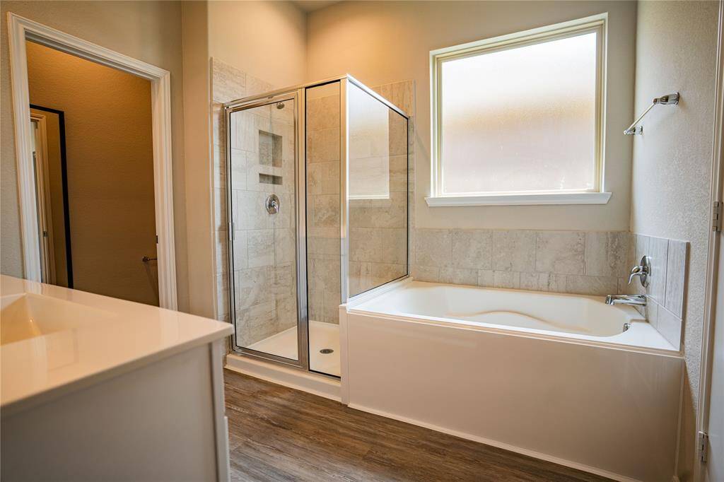 Double sink primary bathroom