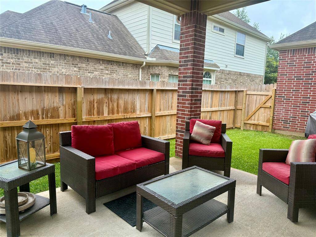 Covered patio