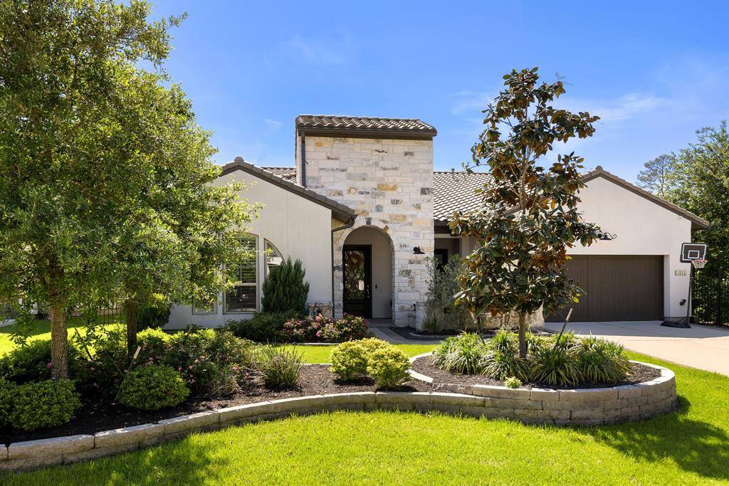Upgraded landscape welcomes you to this charming home.