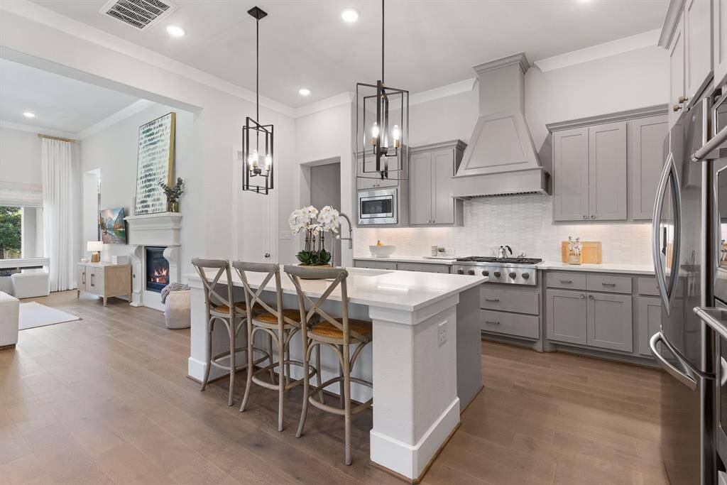 Open concept kitchen