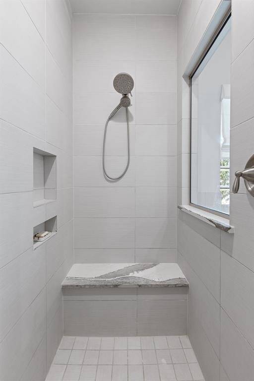 Master shower