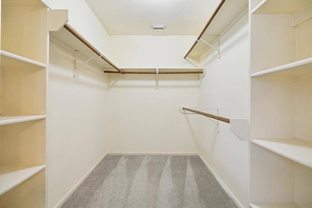 Primary walk in closet