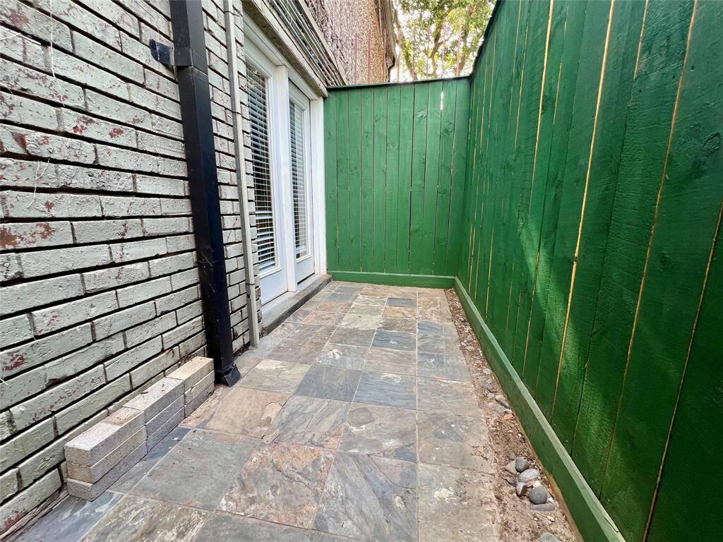 Your own private patio area where you can unleash your inner grillmaster - also convenient if you have a pet! 5x14
