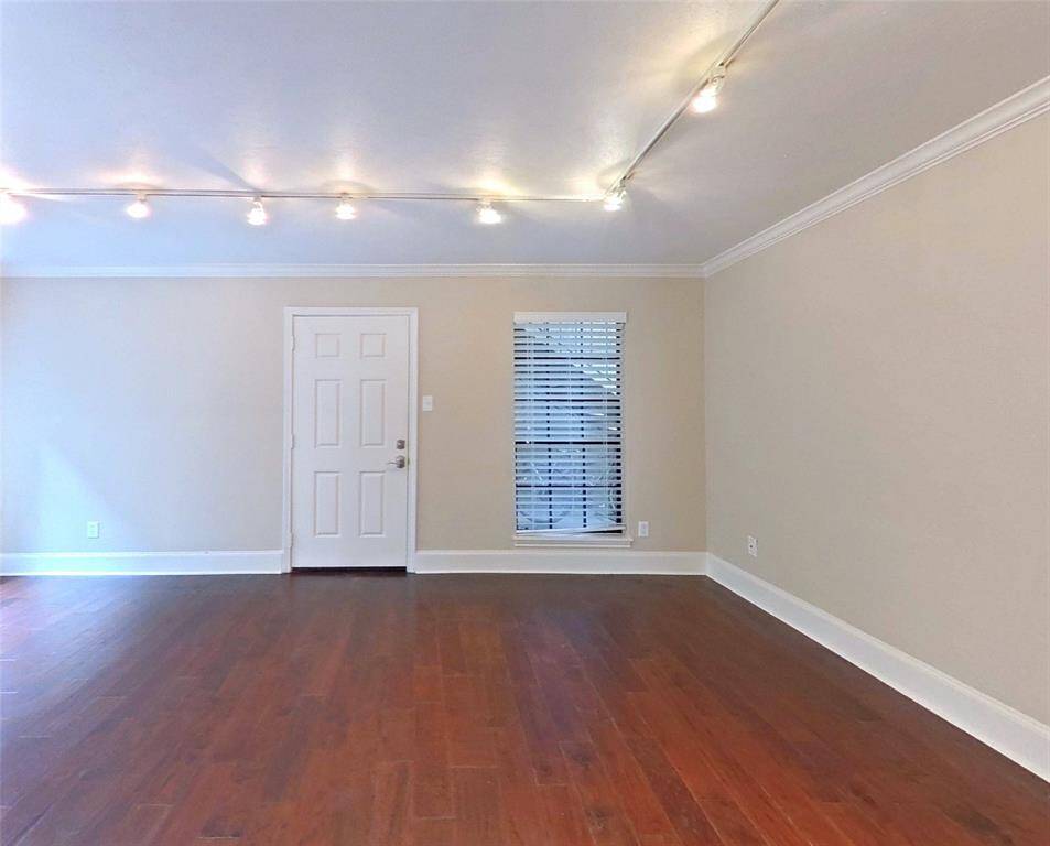 Here's another view of the spacious living area - the warm, rich palette would suit any decor!