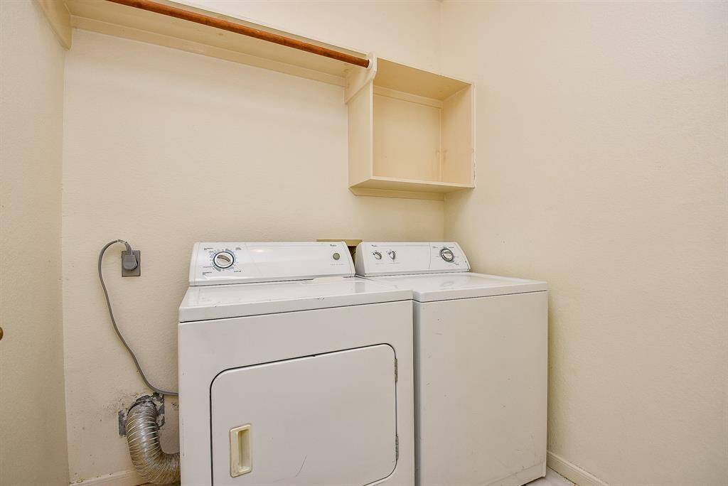 Utility room located at the 1st floor. Washer, dryer included