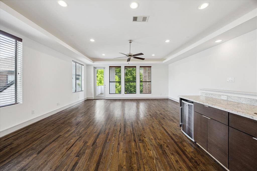 Game Room, view toward the Terrace.