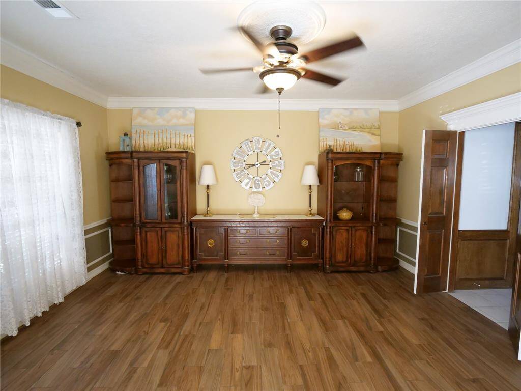 Spacious formal dining area