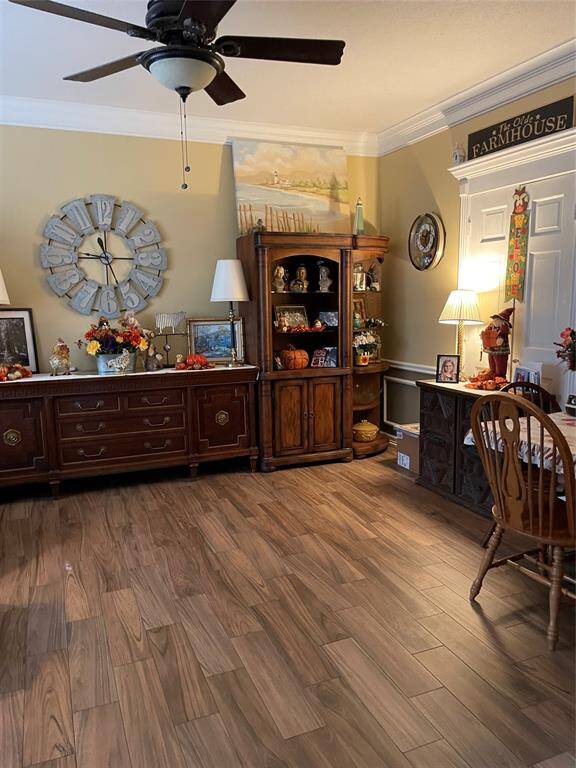 Another view of the formal dining as was furnished