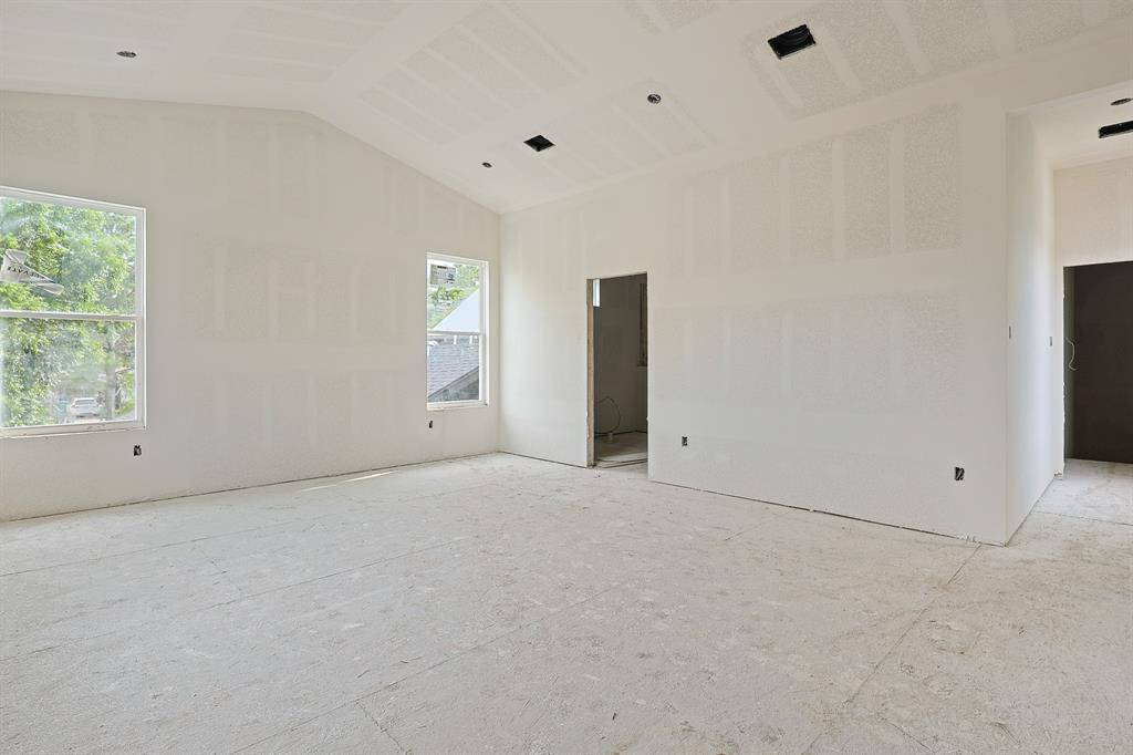 Located on the second floor, this spacious primary bedroom suite offers a private retreat with plenty of natural light and room to unwind. The attached ensuite bathroom, currently under renovation, promises modern comforts and a spa-like feel once complete. A perfect blend of luxury and privacy awaits upstairs.