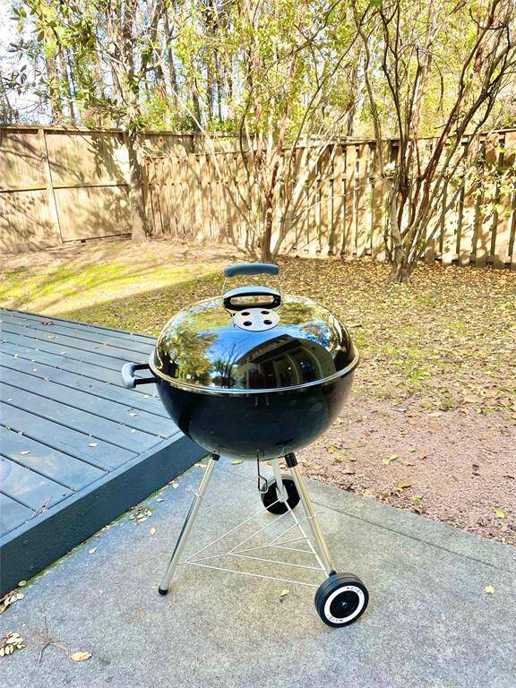 BBQ Grill included