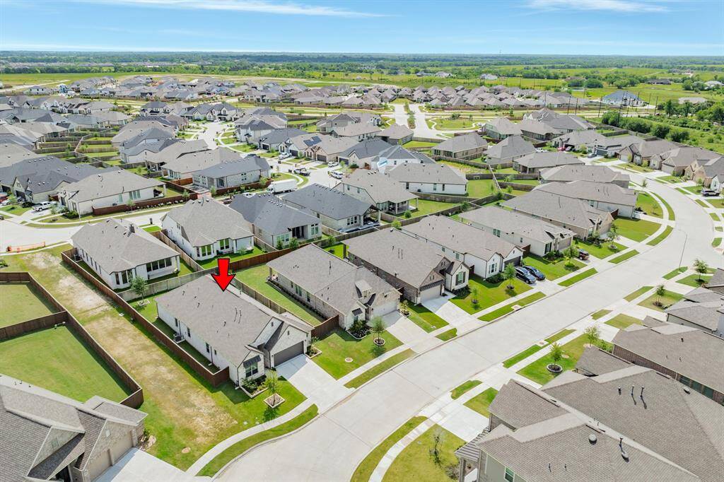 this aerial shows your surrounding neighbors and the neighborhood