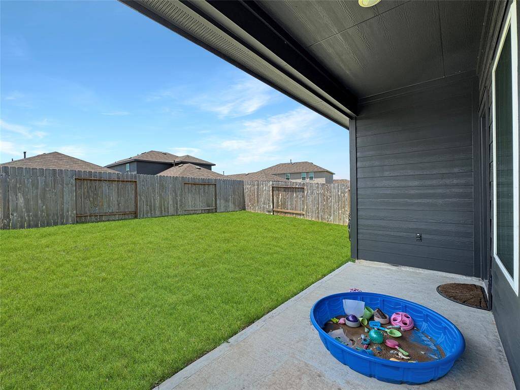 Back covered patio