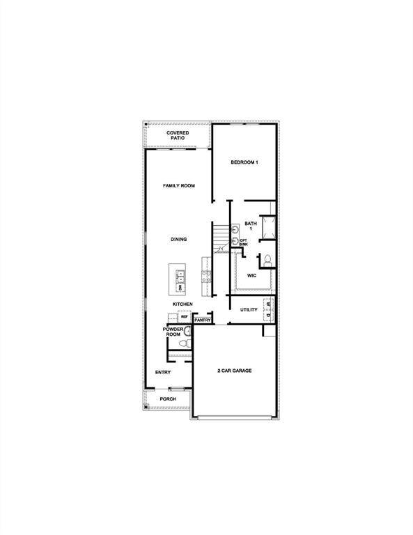 Downstairs floorplan
