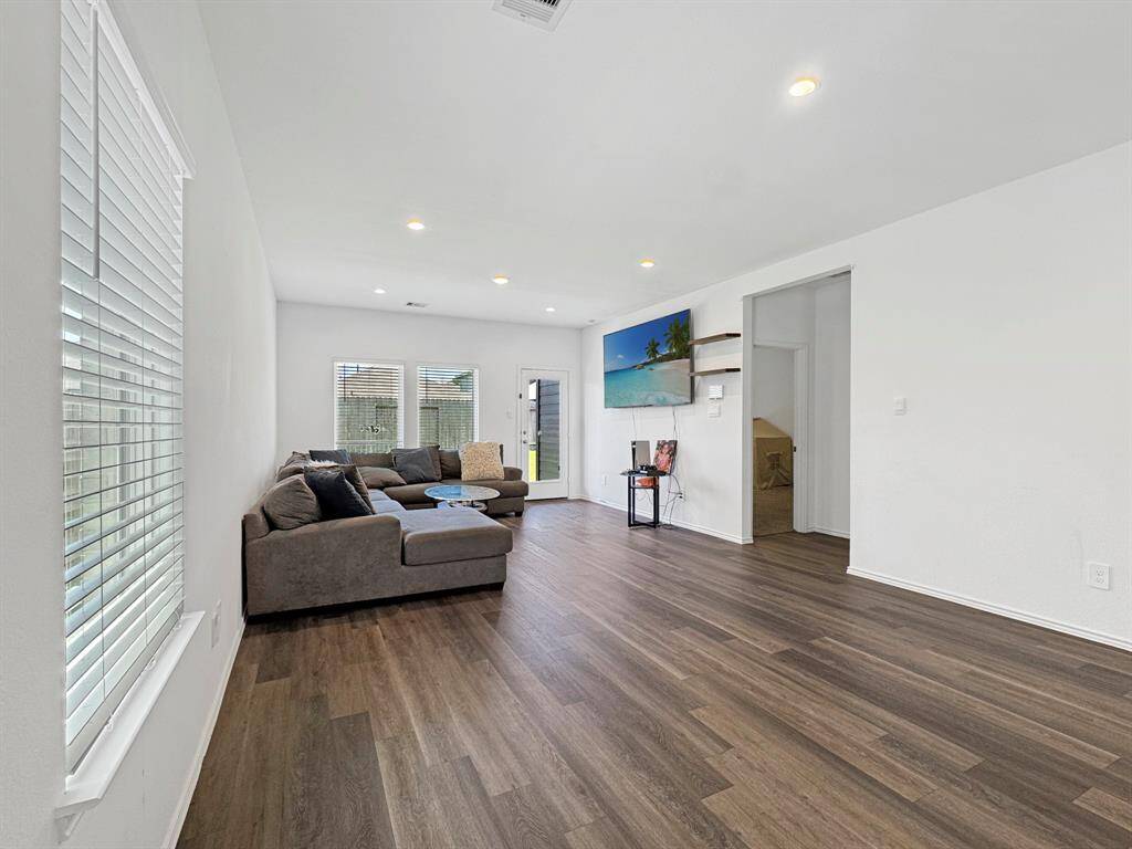View of dining room and living room