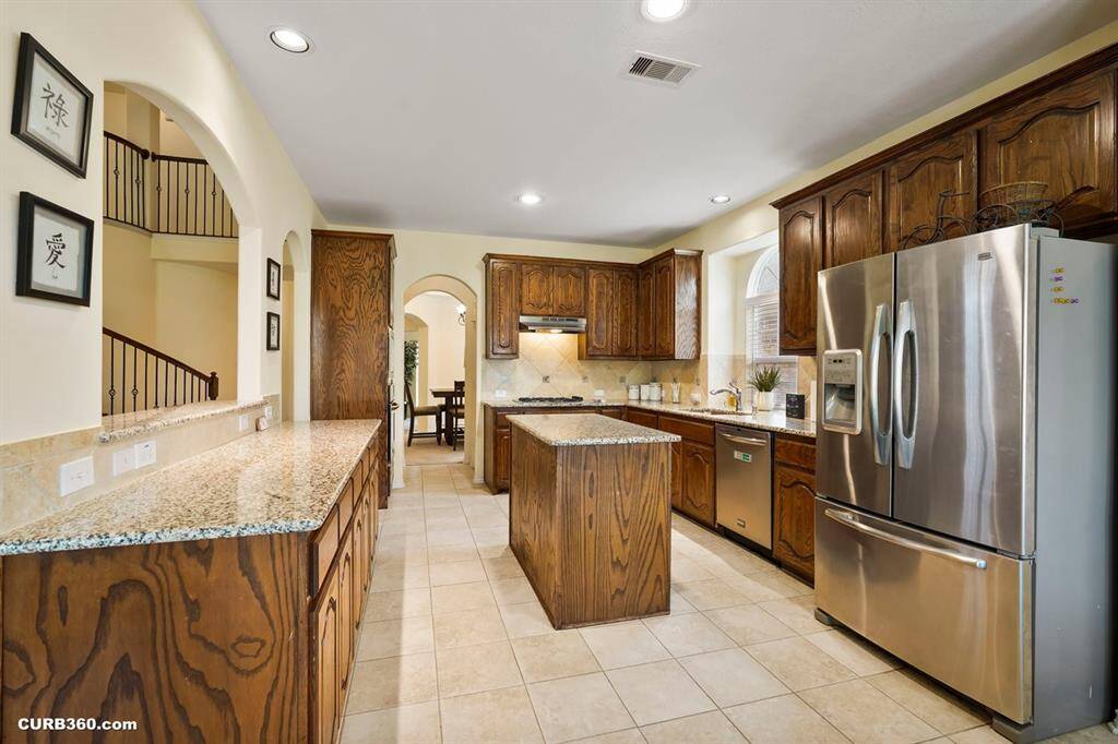 kitchen and a stainless steel appliances