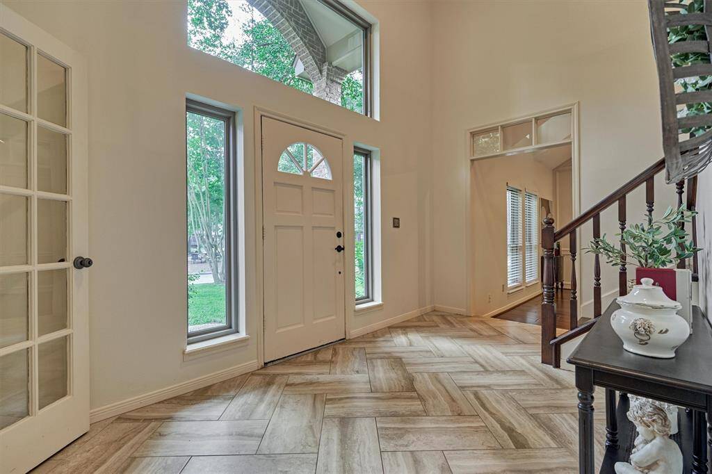 Entry. First Floor includes: Family room, Dining room, Coffee/Wine/Wet bar, Kitchen, Home Office/Study, Half Bath, Laundry.
