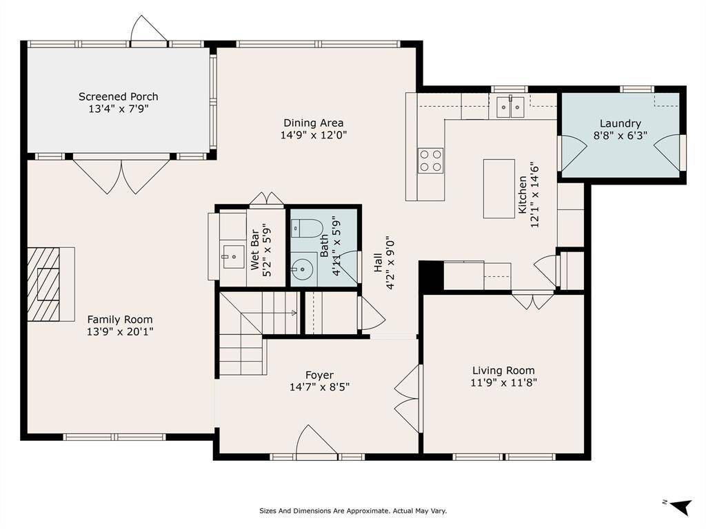 First Floor - sq ft is estimated