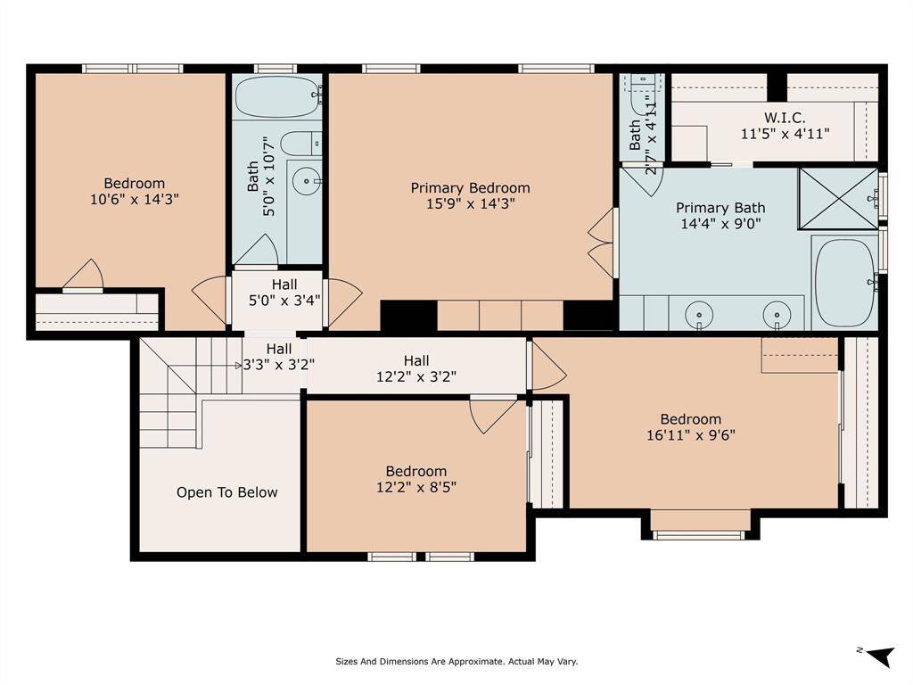 Second Floor - sq ft is estimated